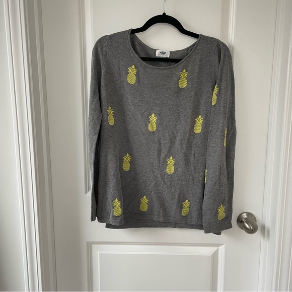 Old Navy Pineapple Sweater - Picture 1 of 3